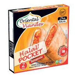 POCKET POULET HALAL 2 X 130 GR