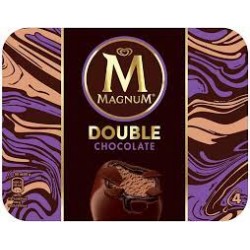 MAGNUM  DOUBLE CHOCOLATEX4